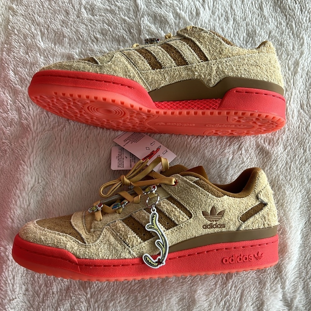 Adidas Forum Low CL the Grinch in Oat size 12.5 Men’s - Picture 2 of 16